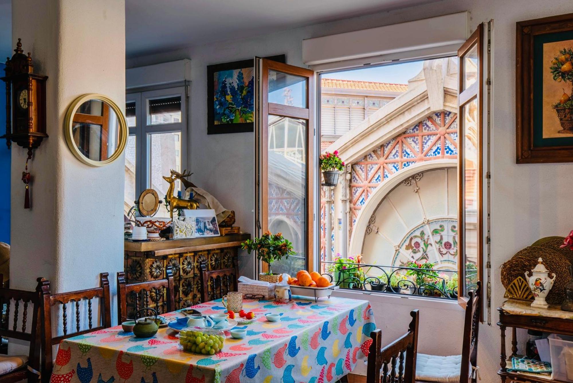 ולנסיה Mirador 2 Del Mercado Central - Habitacion Con Bano Privado En El Centro De La Ciudad Vella מראה חיצוני תמונה